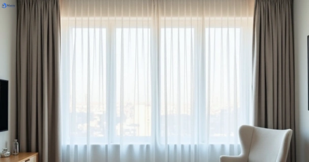 Freshly steam cleaned curtains in tregear-nsw QLD